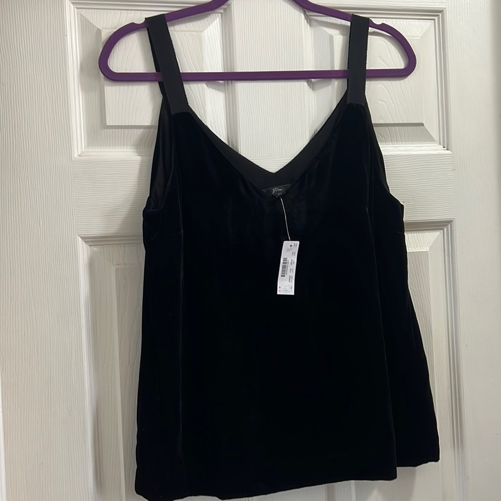 NWT J.Crew Velour Tank Top